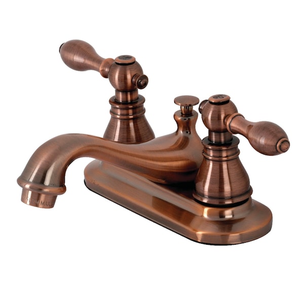 KB606ACL American Classic 4" Centerset Bathroom Faucet, Antique Copper